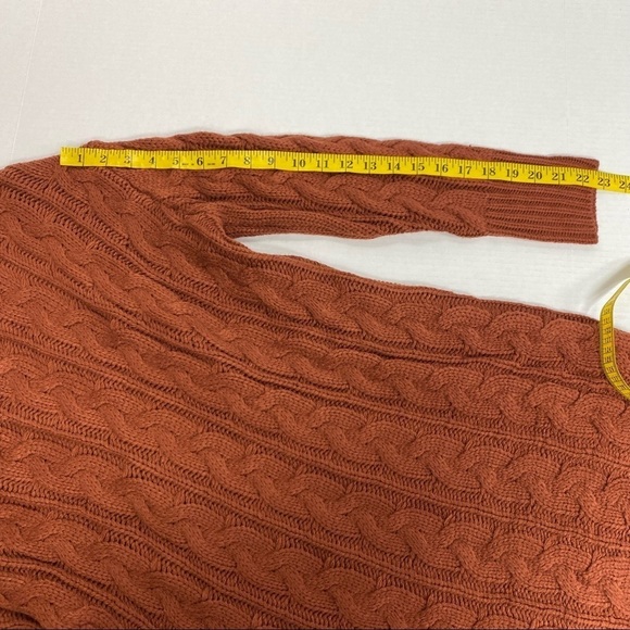Altar’d State Mock Neck Cable Knit Sweater Dress - Picture 8 of 9
